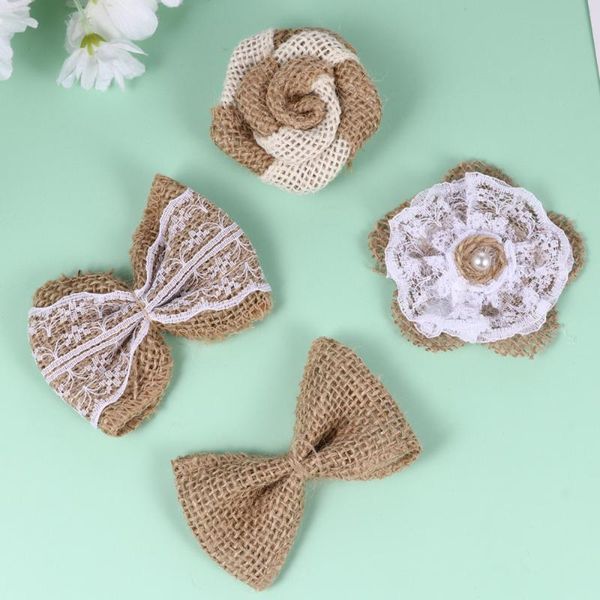 24pcs natural burlap flowers mini linen bowknot ribbon lace flower embellishment ornament for diy crafts christmas decoration (w
24pcs natural burlap flowers mini linen bowknot ribbon lace flower embellishment ornament for diy crafts christmas decoration (w