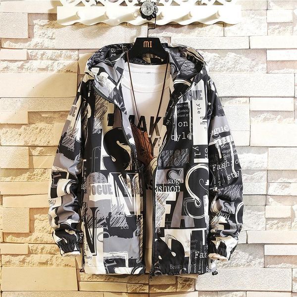 men's casual shirts autumn jacket korean slim hooded letter camouflage student 1918, White;black
men's casual shirts autumn jacket korean slim hooded letter camouflage student 1918, White;black