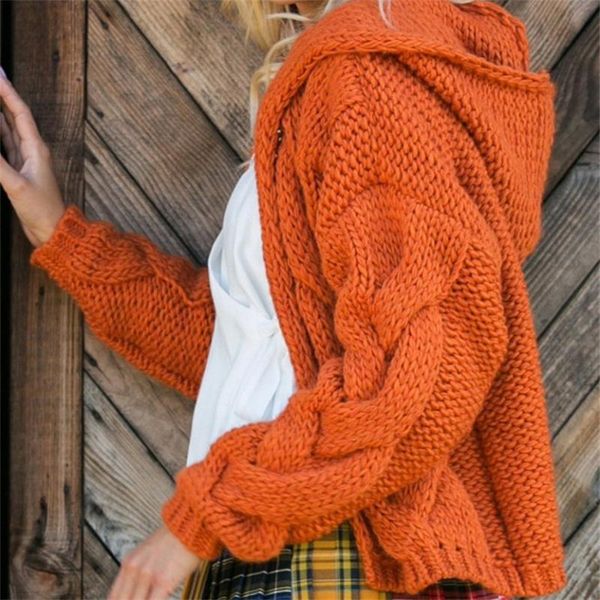 women's knits & tees women cable-knit button sweater adults open front hooded solid color long sleeve cardigan autumn loose casual, White
women's knits & tees women cable-knit button sweater adults open front hooded solid color long sleeve cardigan autumn loose casual, White