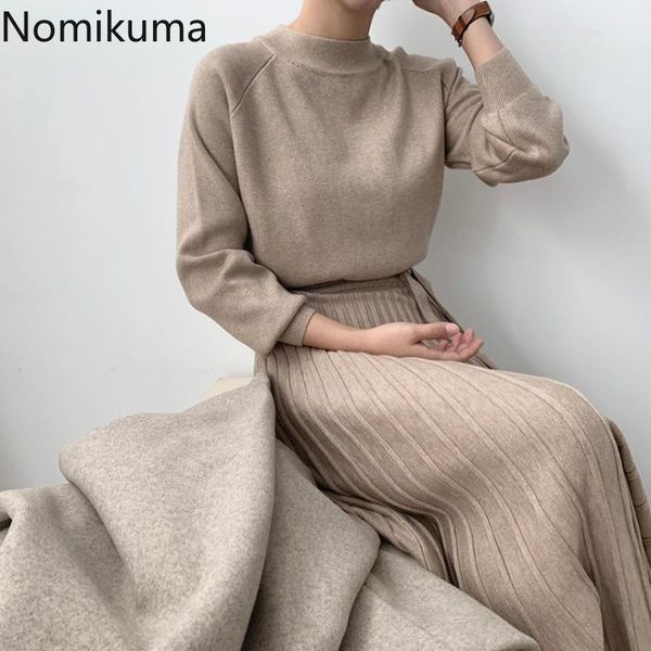 casual dresses nomikuma korean style vintage dress women slim waist lace up long sleeve a line knitted half turtleneck vestidos mujer, Black;gray
casual dresses nomikuma korean style vintage dress women slim waist lace up long sleeve a line knitted half turtleneck vestidos mujer, Black;gray