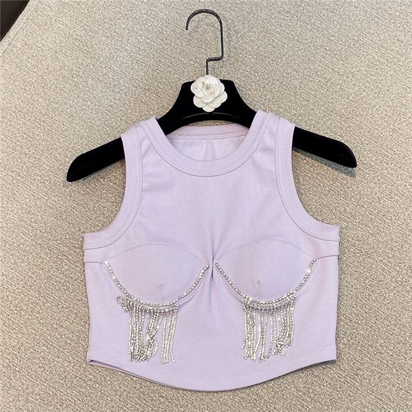 summer fashion women clothes round neck sleeveless tassles rhing stone spliced knitting small swr71014 210525, White
summer fashion women clothes round neck sleeveless tassles rhing stone spliced knitting small swr71014 210525, White