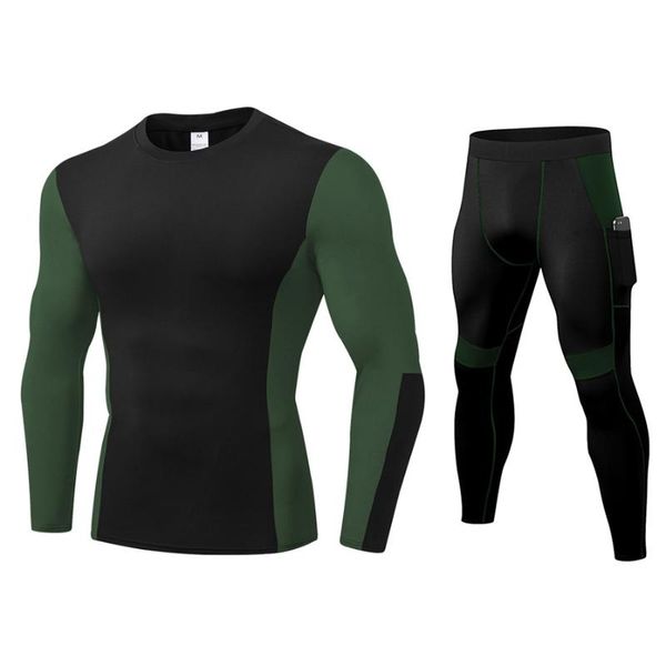 2 pcs/set men's tight sports suit gym fitness compression tracksuit running sport set jogging sportwear workout sports clothing, Gray
2 pcs/set men's tight sports suit gym fitness compression tracksuit running sport set jogging sportwear workout sports clothing, Gray