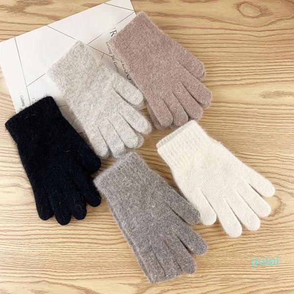five fingers gloves fashion plush warm riding women driving winter black mittens thermal wrist warmer pink, Blue;gray
five fingers gloves fashion plush warm riding women driving winter black mittens thermal wrist warmer pink, Blue;gray