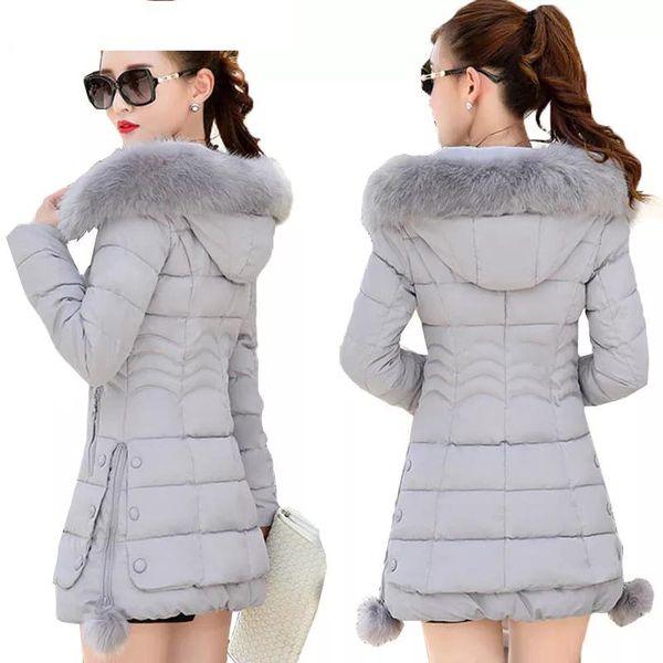 women's down & parkas big fur collar women jacket plus size womens thicken outerwear hooded winter coat female cotton padded, Black
women's down & parkas big fur collar women jacket plus size womens thicken outerwear hooded winter coat female cotton padded, Black