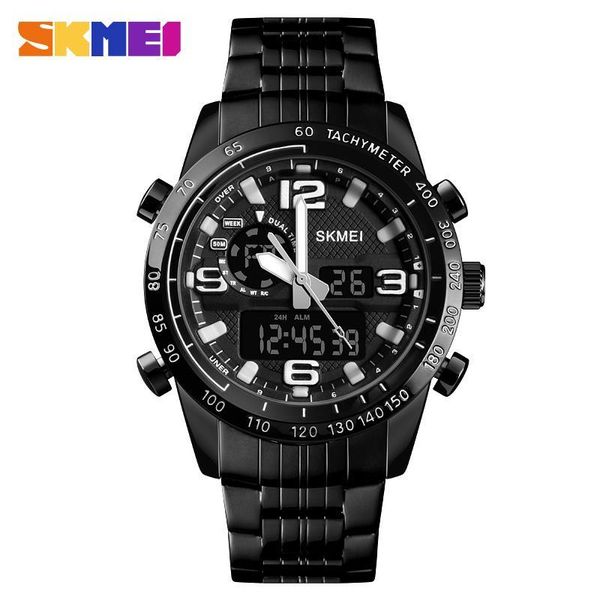 wristwatches stainless steel men's digital watch brand skmei men watches pointer and wristwatch chronograph alarm clock, Slivery;brown
wristwatches stainless steel men's digital watch brand skmei men watches pointer and wristwatch chronograph alarm clock, Slivery;brown