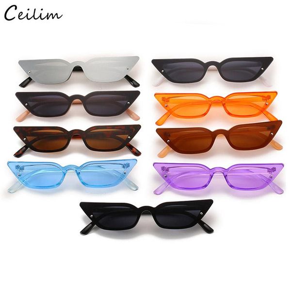 vintage small cat eye sunglasses women 2021 blue purple sun glasses trendy shades for female retro eyewear uv400, White;black
vintage small cat eye sunglasses women 2021 blue purple sun glasses trendy shades for female retro eyewear uv400, White;black
