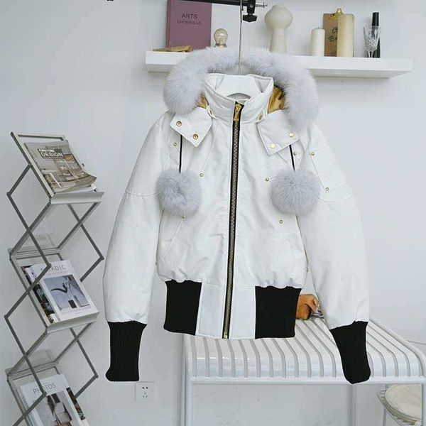 women winter flight jackets parkas female down jacket womens clothing coat overcoat big fur collars long sleeves outdoor hood thick, Black
women winter flight jackets parkas female down jacket womens clothing coat overcoat big fur collars long sleeves outdoor hood thick, Black