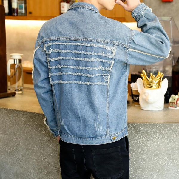 2021 men's jeans slim fit men's jacket jeans hooded coat ins street retro hip-hop fake two pairs of loose washed denim jacket, Black;brown
2021 men's jeans slim fit men's jacket jeans hooded coat ins street retro hip-hop fake two pairs of loose washed denim jacket, Black;brown