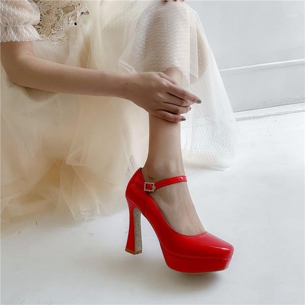 dress shoes ymechic womens high heels luxury platform patent pu crystal party wedding office mary jane woman pumps red 2021, Black
dress shoes ymechic womens high heels luxury platform patent pu crystal party wedding office mary jane woman pumps red 2021, Black