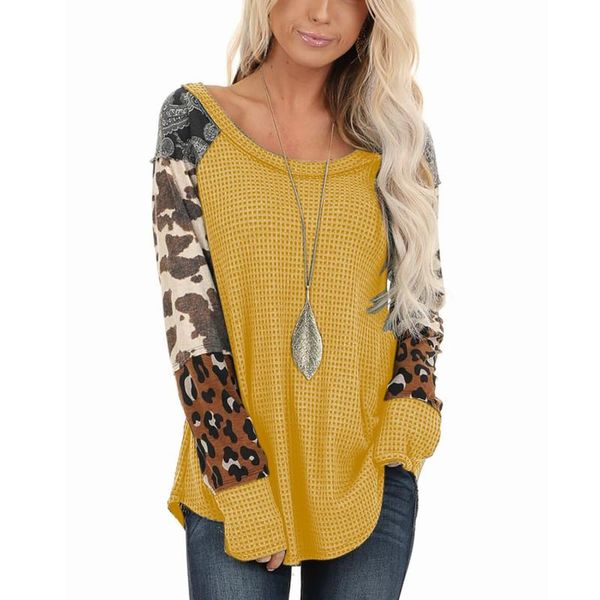 women's blouses & shirts womens long sleeve waffle loose plus size blouse pacthwork leopard camouflage print autumn winter women camo, White
women's blouses & shirts womens long sleeve waffle loose plus size blouse pacthwork leopard camouflage print autumn winter women camo, White