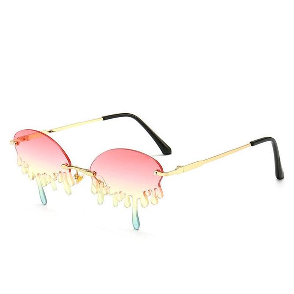 sunglasses unique rimless tears pink yellow for women alloy cool party sun glasses female gradient shades nx, White;black
sunglasses unique rimless tears pink yellow for women alloy cool party sun glasses female gradient shades nx, White;black