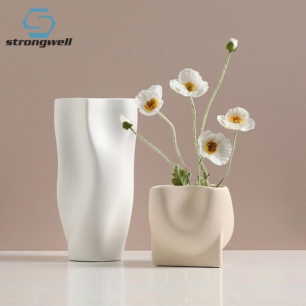 strongwell abstract modern ceramic vase home living room display furnishings porcelain flower arrangement deskdecor ornament
strongwell abstract modern ceramic vase home living room display furnishings porcelain flower arrangement deskdecor ornament