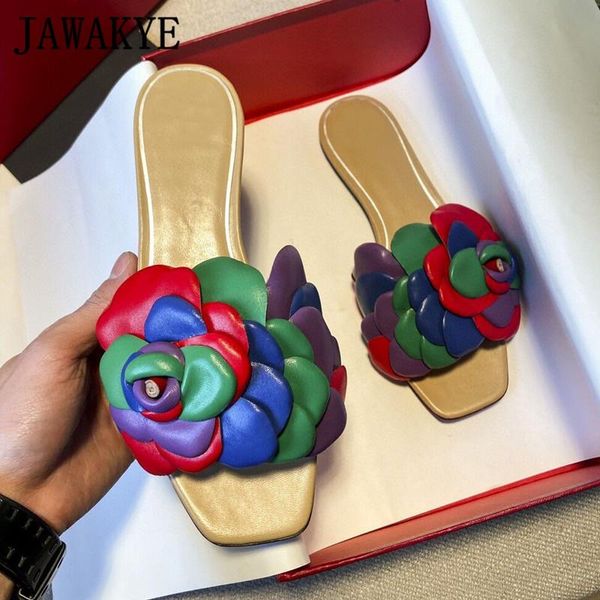 slippers real leather petal flower flat sllipper women shoes summer square open toe beach slides outdoor dress flipflops for girls, Black
slippers real leather petal flower flat sllipper women shoes summer square open toe beach slides outdoor dress flipflops for girls, Black