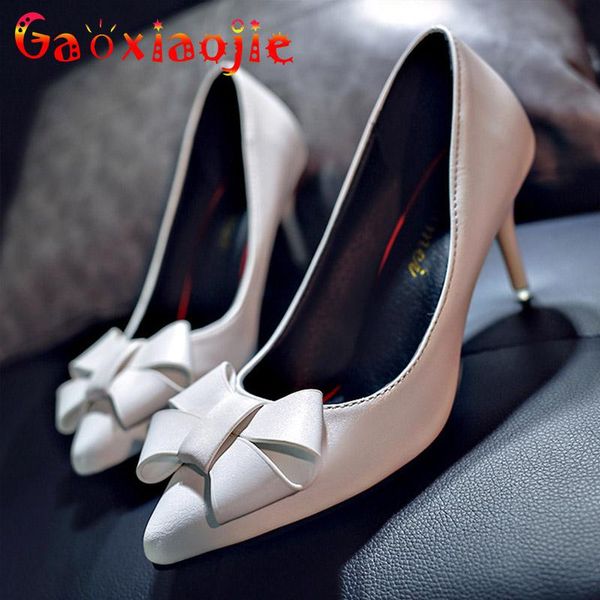 dress shoes gaoxiaojie fashion women's wedding bow stilettos shallow pointed head 6cm pure colour thin high heel career office pumps, Black
dress shoes gaoxiaojie fashion women's wedding bow stilettos shallow pointed head 6cm pure colour thin high heel career office pumps, Black