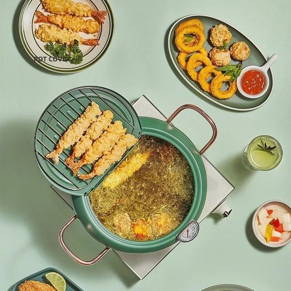 pans kitchen oil frying pot 304 stainless steel induction temperature control fried fish shrimp chicken mini fryer pan cooking
pans kitchen oil frying pot 304 stainless steel induction temperature control fried fish shrimp chicken mini fryer pan cooking