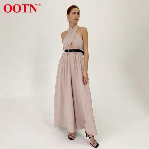 ootn halter sleeveless women jumpsuit pink backless rompers high waist summer wide leg jumpsuits ladies playsuit holiday, Black;white
ootn halter sleeveless women jumpsuit pink backless rompers high waist summer wide leg jumpsuits ladies playsuit holiday, Black;white