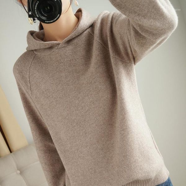 cashmere sweater ladies hooded wool long sleeve knitted casual solid black short hoodie women's sweaters, White;black
cashmere sweater ladies hooded wool long sleeve knitted casual solid black short hoodie women's sweaters, White;black