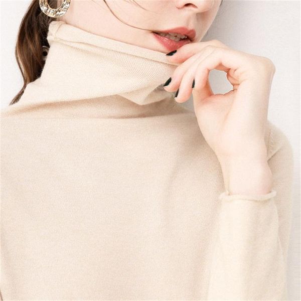 turtleneck pullover sweater women long sleeve loose soft autumn winter woman sweaters for women 2021 knitted jumpers knitwear, White;black
turtleneck pullover sweater women long sleeve loose soft autumn winter woman sweaters for women 2021 knitted jumpers knitwear, White;black