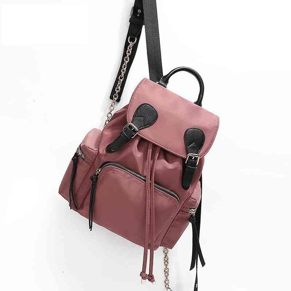 handbag b family backpack women's 2021 outdoor rope travel flip japanese and korean schoolbag, Black;red
handbag b family backpack women's 2021 outdoor rope travel flip japanese and korean schoolbag, Black;red