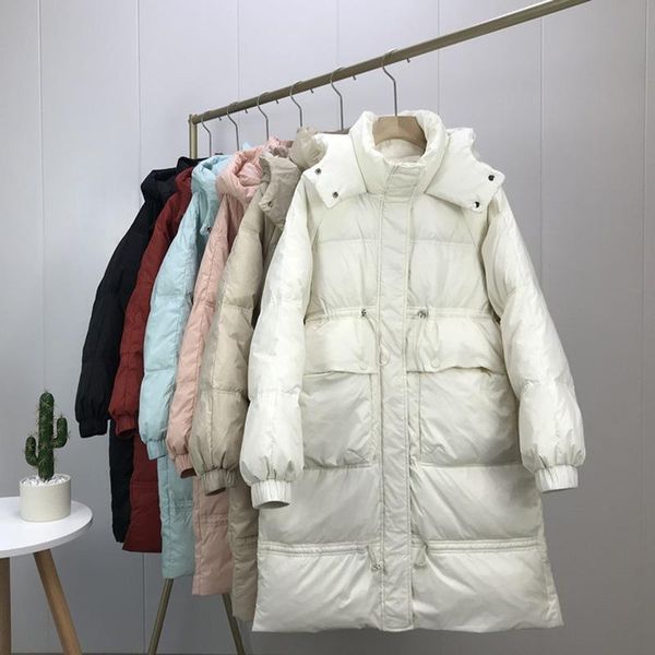 women's down & parkas 2021 winter casual white jacket mediumn long oversized thicken waist hooded candy color warm coat for fashion, Black
women's down & parkas 2021 winter casual white jacket mediumn long oversized thicken waist hooded candy color warm coat for fashion, Black