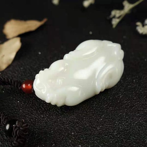 natural a hand-carved brave troops hetian white jade pendant jade necklace men women pendants jade jewelry necklaces, Red;blue
natural a hand-carved brave troops hetian white jade pendant jade necklace men women pendants jade jewelry necklaces, Red;blue