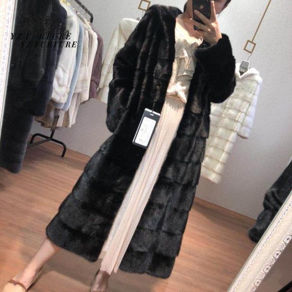 women's fur & faux 2021 real mink coat with hood long pelt natural women genuine jacket overcoat winter warm extra large, Black
women's fur & faux 2021 real mink coat with hood long pelt natural women genuine jacket overcoat winter warm extra large, Black