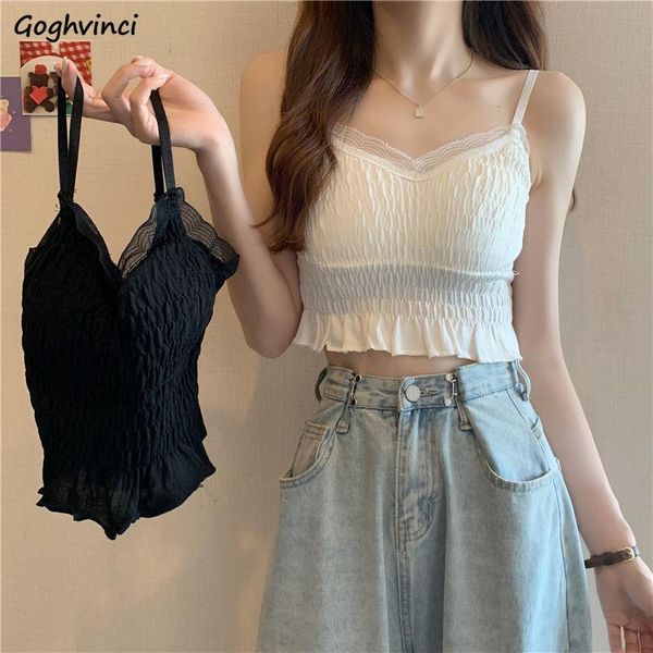 women's tanks & camis camisoles women solid lace design inside summer leisure crop all-match korean style fashion feminine underwe, White
women's tanks & camis camisoles women solid lace design inside summer leisure crop all-match korean style fashion feminine underwe, White