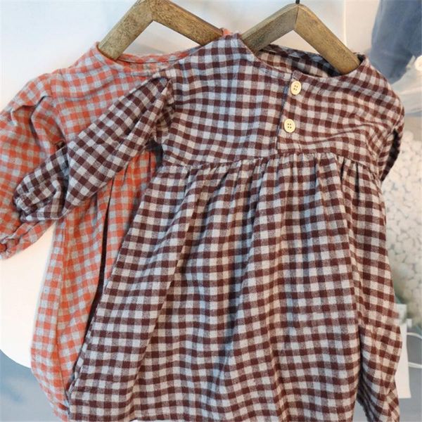 2021 spring children's cotton long sleeve o neck plaid print casual girls dress kids clothes vestidos, Red;yellow
2021 spring children's cotton long sleeve o neck plaid print casual girls dress kids clothes vestidos, Red;yellow
