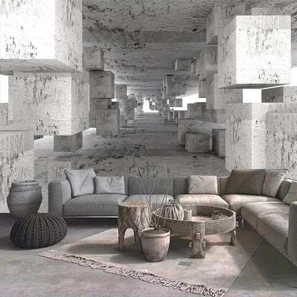 wallpapers custom po mural 3d stereoscopic abstract space cement wall painting living room sofa tv background wallpaper covering
wallpapers custom po mural 3d stereoscopic abstract space cement wall painting living room sofa tv background wallpaper covering