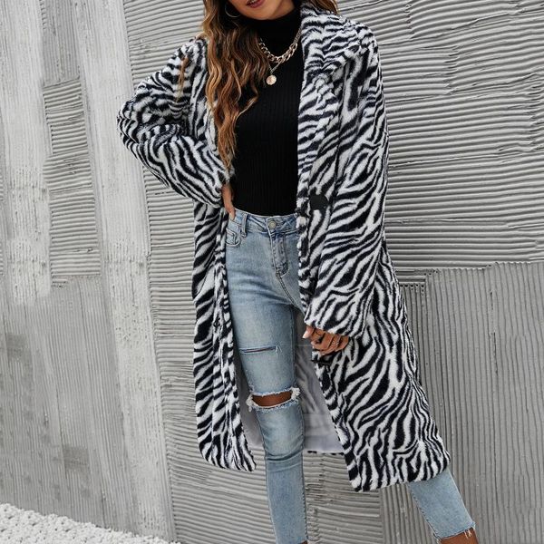 women's wool & blends button coat winter stripe overcoat women faux mink cashmere woolen ladies casual turn-down collar coats female wa, Black
women's wool & blends button coat winter stripe overcoat women faux mink cashmere woolen ladies casual turn-down collar coats female wa, Black