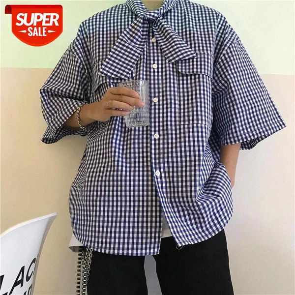 men cotton blouse half sleeved square collar korean new vintage plaid shirts knotted tie shirts single button male cardigan #ng3k, White;black
men cotton blouse half sleeved square collar korean new vintage plaid shirts knotted tie shirts single button male cardigan #ng3k, White;black