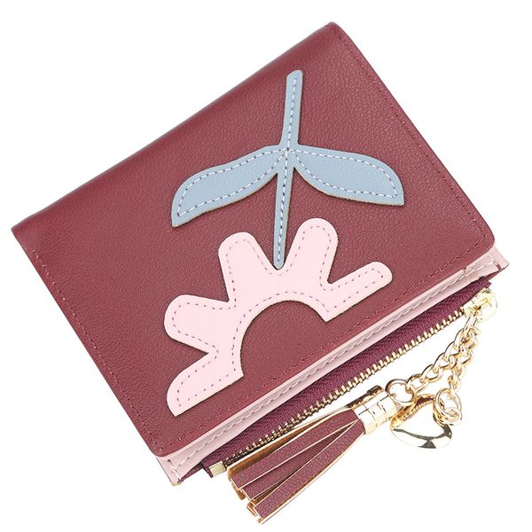 baellerry brand 2020 new lady short wallet fashion zipper hasp leather women wallets card holders designer female purse carteras, Red;black
baellerry brand 2020 new lady short wallet fashion zipper hasp leather women wallets card holders designer female purse carteras, Red;black