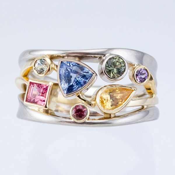 modyle personality women party finger ring colorful round square pear triangle zircon stone versatile accessories drop shipping, Slivery;golden
modyle personality women party finger ring colorful round square pear triangle zircon stone versatile accessories drop shipping, Slivery;golden