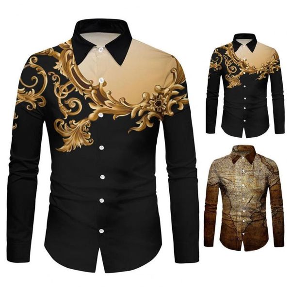 men's casual shirts 2021 blouse fit great vintage long sleeve single-breasted loose for business autumn winter camisa, White;black
men's casual shirts 2021 blouse fit great vintage long sleeve single-breasted loose for business autumn winter camisa, White;black