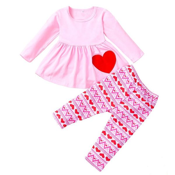 toddler valentine's striped pink sets kids baby girls long sleeve valentine's heart print dress+pants set ubranka dla niemowlat, White
toddler valentine's striped pink sets kids baby girls long sleeve valentine's heart print dress+pants set ubranka dla niemowlat, White