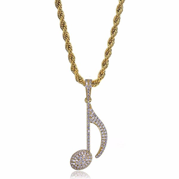 pendant necklaces full + cz pave bling out musical note gold silver color copper material men's hip hop rapper jewelry
pendant necklaces full + cz pave bling out musical note gold silver color copper material men's hip hop rapper jewelry