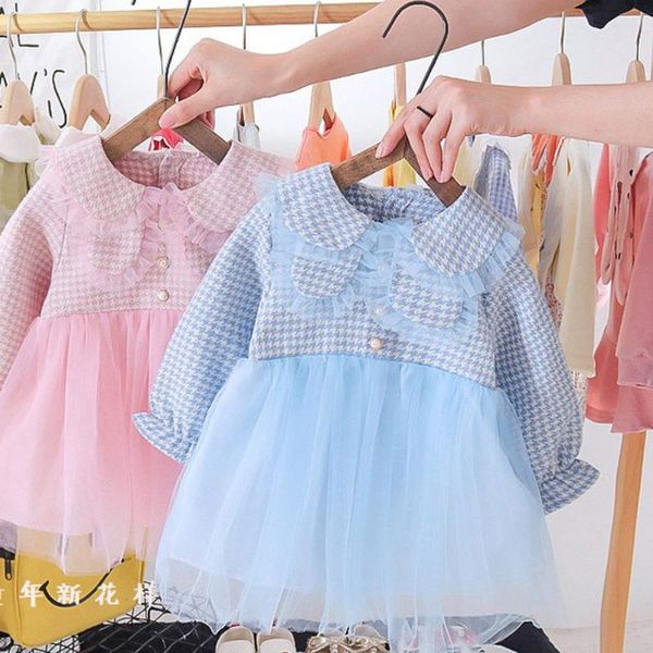 girl's dresses 2021 sweet spring girls kids dress long sleeve mesh ruffle children baby infants princess party plaid, Red;yellow
girl's dresses 2021 sweet spring girls kids dress long sleeve mesh ruffle children baby infants princess party plaid, Red;yellow