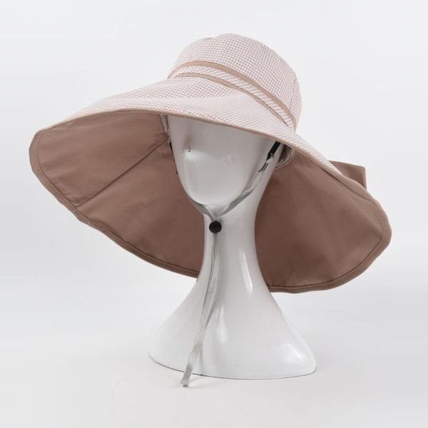 wide brim hats hat big women summer sun beach sunshine protection with string holiday accessory for teenagers, Blue;gray
wide brim hats hat big women summer sun beach sunshine protection with string holiday accessory for teenagers, Blue;gray