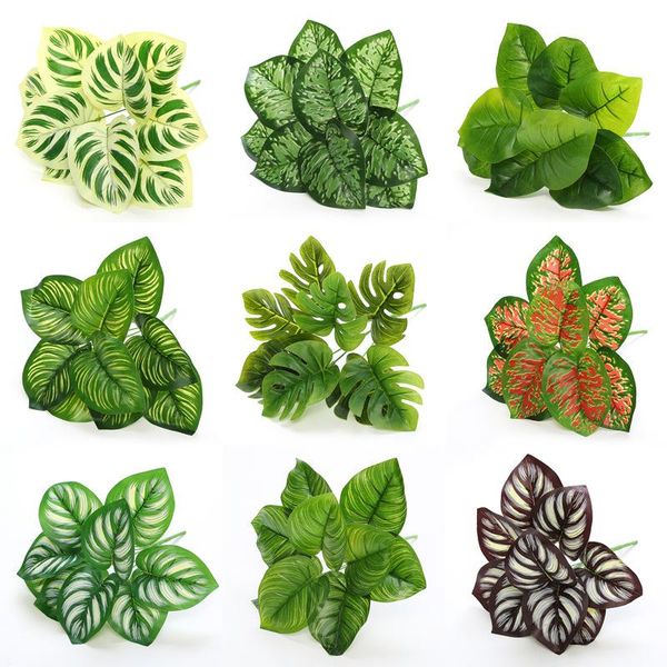 decorative flowers & wreaths 33cm 9heads green red purple artificial monstera leaves home garden decor fake plants wedding birthday party po
decorative flowers & wreaths 33cm 9heads green red purple artificial monstera leaves home garden decor fake plants wedding birthday party po