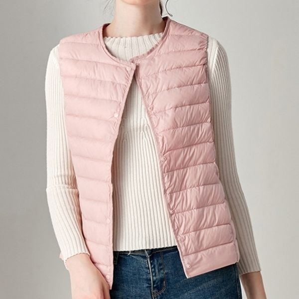 winter vest female women's plus size 4xl sleeveless jacket warm waistcoat autumn lightweight white duck down vests women 201027, Black;white
winter vest female women's plus size 4xl sleeveless jacket warm waistcoat autumn lightweight white duck down vests women 201027, Black;white