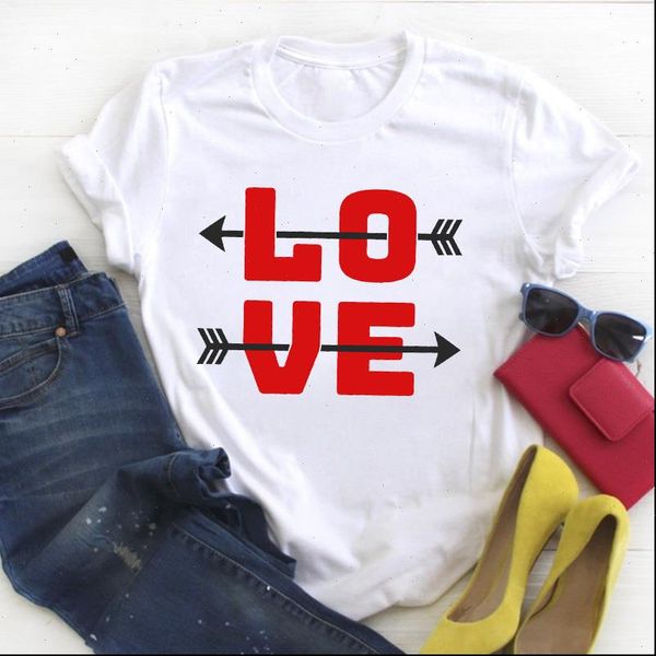 women love arrow letter sweet valentine print summer female tshirt womens t tee ladies shirt clothes graphic t shirt, White
women love arrow letter sweet valentine print summer female tshirt womens t tee ladies shirt clothes graphic t shirt, White