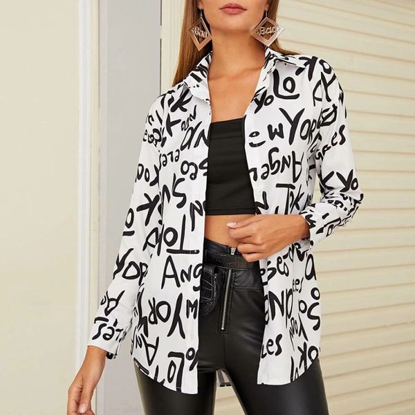 2021 new harijuku letters print lapel sleeve loose blouse women button up long white shirts woman clothes ladies c453 0v5t
2021 new harijuku letters print lapel sleeve loose blouse women button up long white shirts woman clothes ladies c453 0v5t