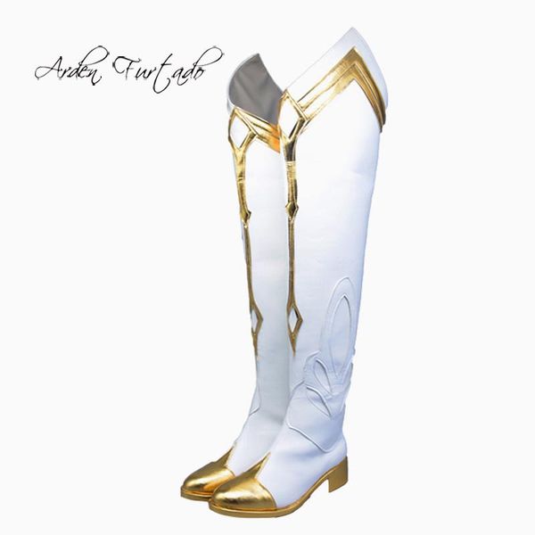 boots arden furtado fashion women's shoes winter personality role play with low round toe white over the knee knight, Black
boots arden furtado fashion women's shoes winter personality role play with low round toe white over the knee knight, Black