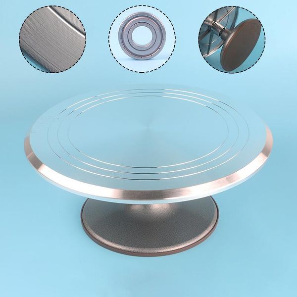 10 inch aluminum alloy cake turntable rotative metal table revolving base cake rotating stand tool baking accessories decorating
10 inch aluminum alloy cake turntable rotative metal table revolving base cake rotating stand tool baking accessories decorating