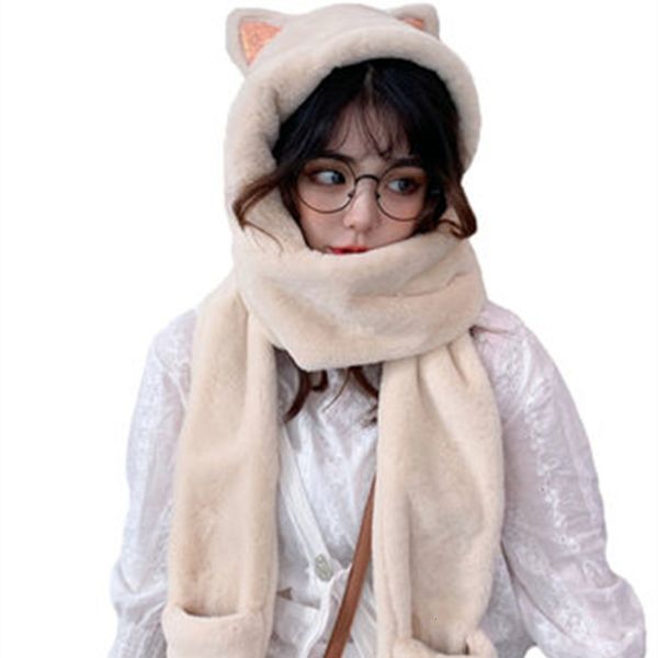 new autumn/winter 2021 girls hat with double scarf and gloves white pink skin tone grey leisure taking pictures on a date, Blue;gray
new autumn/winter 2021 girls hat with double scarf and gloves white pink skin tone grey leisure taking pictures on a date, Blue;gray