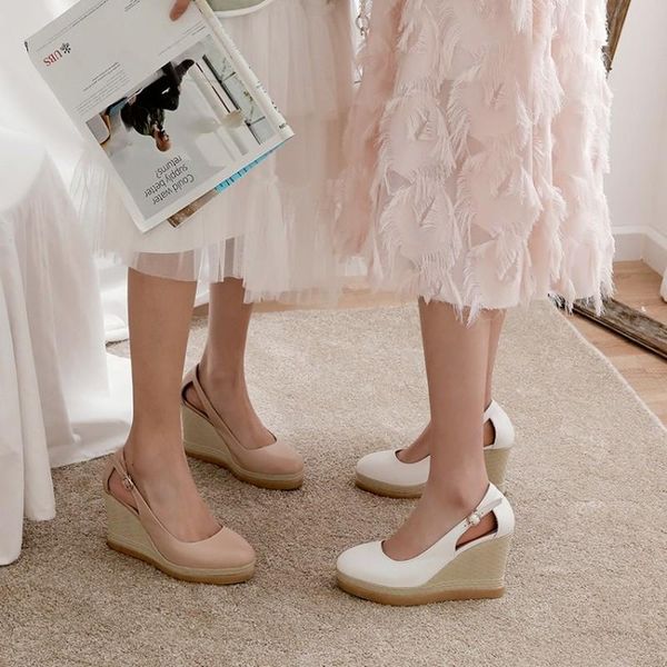 dress shoes women platform sandals high wedges heel sandalia espadrilles female heels casual, Black
dress shoes women platform sandals high wedges heel sandalia espadrilles female heels casual, Black