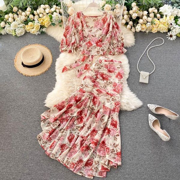 casual dresses bohemian pink/blue floral print chiffon 2pcs set women boho chic bandage short + high waist mermaid skirt female dza401, Black;gray
casual dresses bohemian pink/blue floral print chiffon 2pcs set women boho chic bandage short + high waist mermaid skirt female dza401, Black;gray