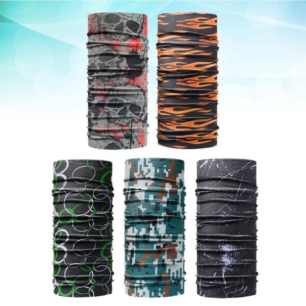 sweatband 5pcs sport headband multifunctional elastic headbands cycling headscarves headwear for running yoga (random pattern), Yellow;black
sweatband 5pcs sport headband multifunctional elastic headbands cycling headscarves headwear for running yoga (random pattern), Yellow;black