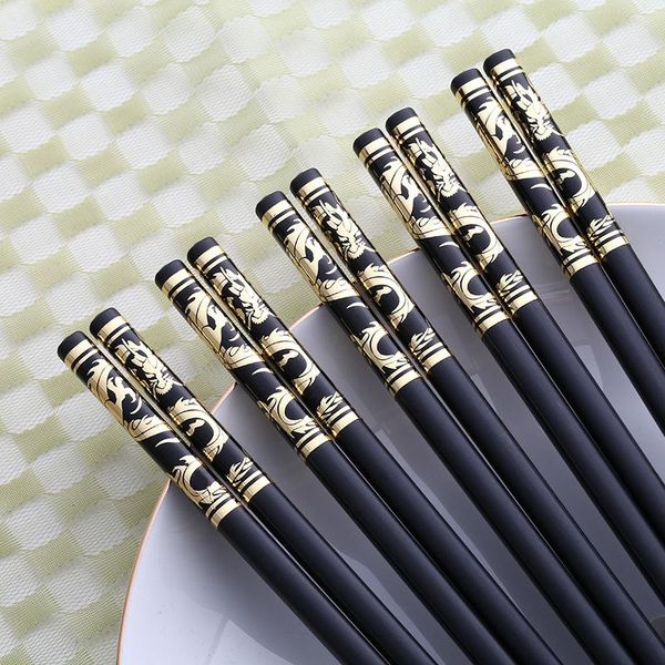 chopsticks zollor 1 pair high-quality household alloy black chopstick el restaurant non-slip tableware reusable sticks for sushi
chopsticks zollor 1 pair high-quality household alloy black chopstick el restaurant non-slip tableware reusable sticks for sushi