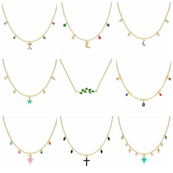 chains canner chain necklace real s925 sterling silver drop oil crown cross star moon leaf choker necklaces for women delicate jewelry
chains canner chain necklace real s925 sterling silver drop oil crown cross star moon leaf choker necklaces for women delicate jewelry